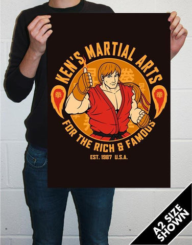 Ken's Martial Arts Poster