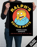 Ralph's Edible Paste Poster