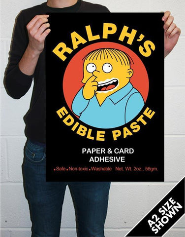 Ralph's Edible Paste Poster